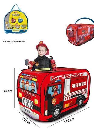 Намет 606-8011 d (48) “автобус пожежної служби”, 112х72х72 см, в сумці