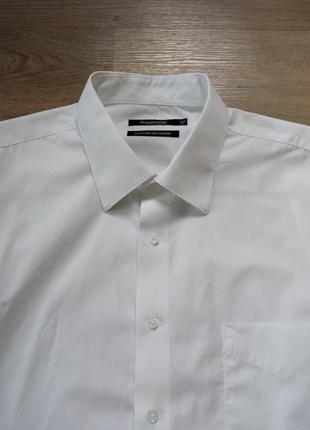Мужская рубашка белая dressmann4 фото