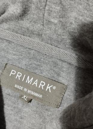 Мужское худи / primark / серая кофта с капюшоном / мужская одежда / чоловічий одяг /2 фото