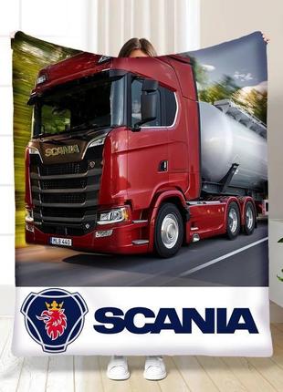 Плед 3d scania 3722_a 16461 160х200 см