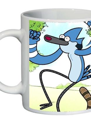 Кухоль звичайний мультик regular show (чашка-supercup-rs-003)
