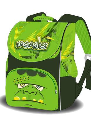 Рюкзак шкільний smile monster 988837 26х26х33 см зелений