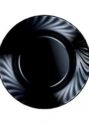 Тарілка обідня luminarc trianon black g8724 25 см