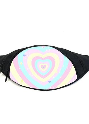 Поясная сумка бананка суперкрошки powerpuff girls (pg-011) gear bag черная