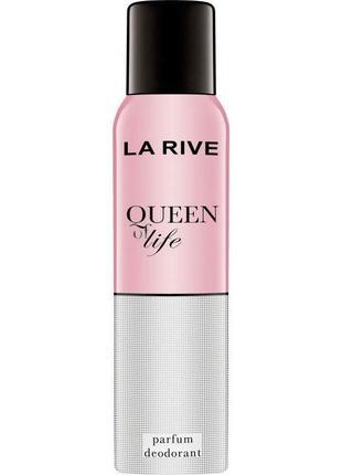 Жіночий дезодорант queen of life ,150 мл la rive him-063827