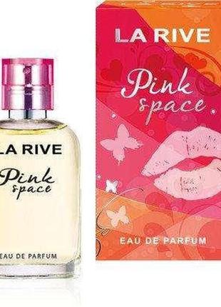 Жіноча парфумована вода pink space, 30 мл la rive him-062899