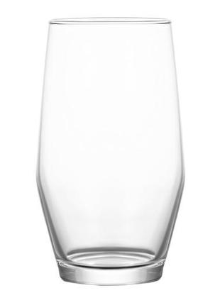 Набір високих склянок ardesto loreto ar-2649-lt 495 мл 6 шт
