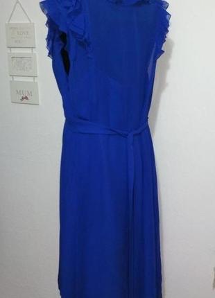 100% шёлк большой размер роскошное яркое шёлковое платье миди супер качество!!!6 фото