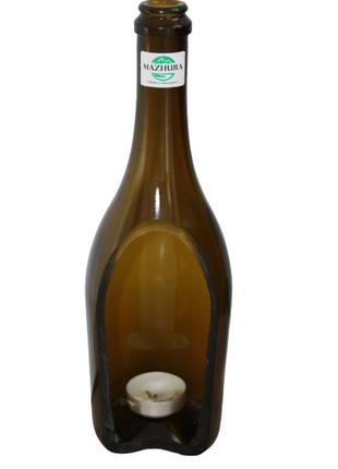 Свічник пляшка mazhura vine mz-708254 28,5х8 см