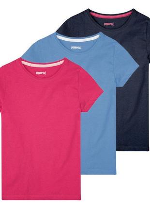Pepperts® хлопковые футболки для девочек1 фото