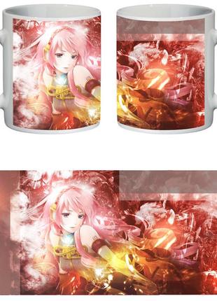 Чашка мегуріне лука megurine luka (мережка supercup ml 0014)2 фото