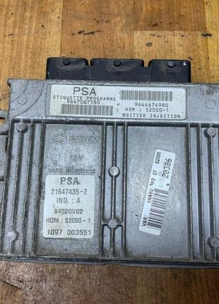 Блок управління двигуном peugeot 406 1.8 16v 9644674980 2000-2...