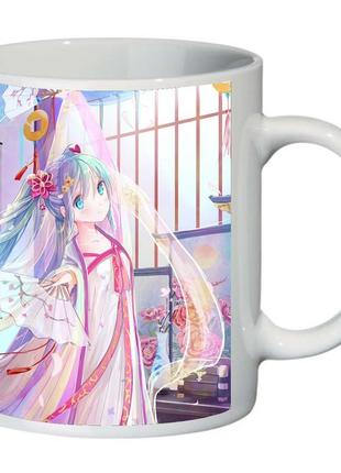 Чашка мику хацунэ hatsune miku (кружка supercup hm 007)