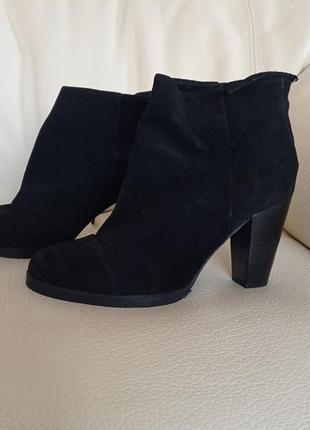 Ботинки замшевые сапоги натуральная кожа, замша