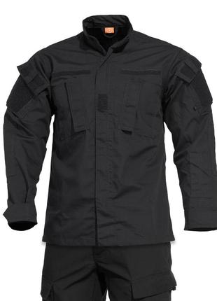 Pentagon куртка мілітарі воєнна чорна чоловіча форма acu k02007-01 карго трекінгова сорочка рубашка 5.11