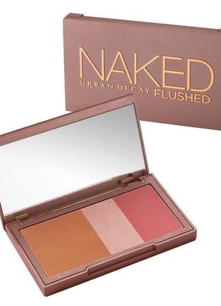 Urban decay stay naked threesome палетка бронзер румʼяна хайлайтер naked flushed kiko mac inglot nyx