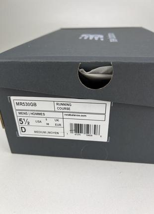 New balance 530 mr530gb кроссовки, оригинальные кроссовки консультаторской бритвенные бежевые9 фото