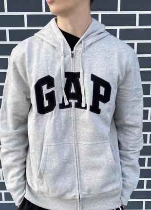Оригинальная кофта зп-худи gap, кофта щипка геп