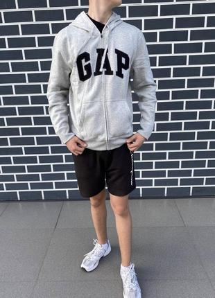 Оригинальная кофта зп-худи gap, кофта щипка геп