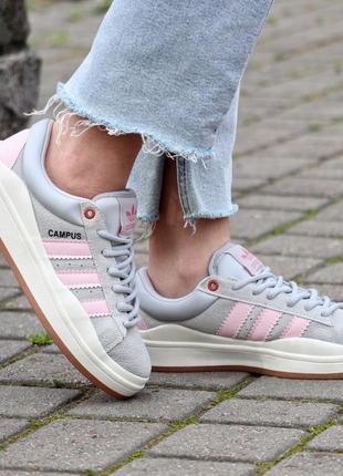 Кроссовки adidas campus grey x bad bunny5 фото