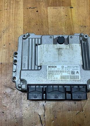 Блок управління двигуном peugeot 307 1.6hdi 16v 0281011863 200...