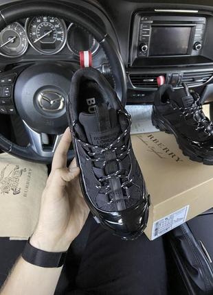 Женские кроссовки burberry arthur sneakers black, кроссовки бербери артур, кросівки burberry arthur, барбери3 фото