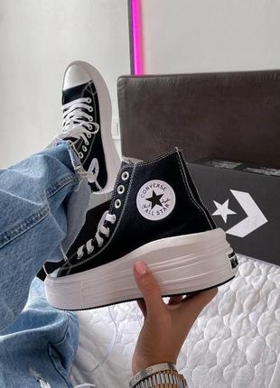 Converse chuk taylor all star move high top4 фото