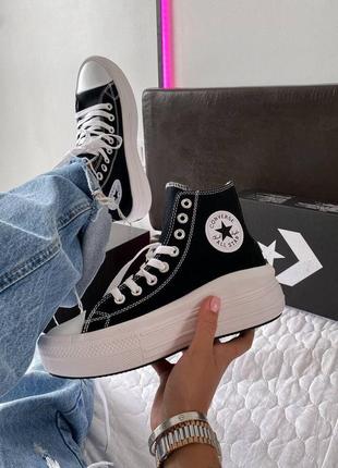 Converse chuk taylor all star move high top7 фото