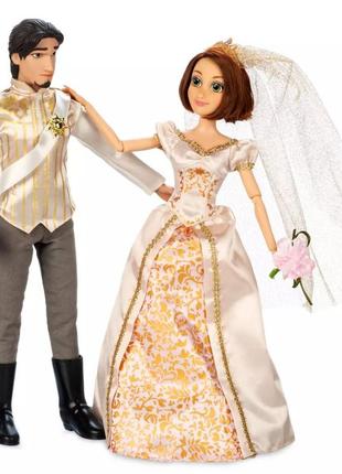 Рапунцель і юнжин набір весільних ляльок rapunzel and eugene wedding doll set — tangled