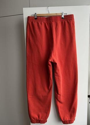 Новые красные теплые спортивные штаны zara джоггеры винтажные высокая талия h&amp;m zoho asos oysho5 фото