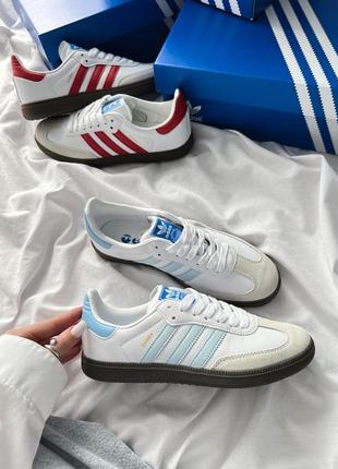 Adidas samba og 'white halo blue'4 фото