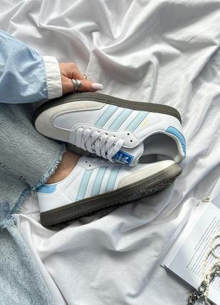 Adidas samba og 'white halo blue'9 фото