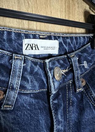 Крутые джинсы синее 32, xxs/xs , zara4 фото