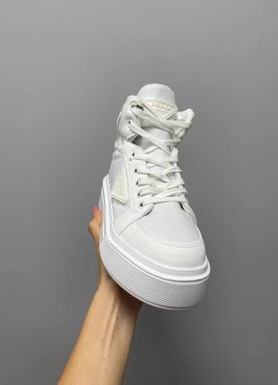 Prada re-nylon bryshed high white3 фото