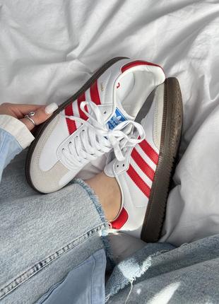 Adidas samba og 'white scarlet'4 фото