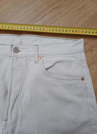 Джинсы белые levi's 501 5923 w 34 l 36
 made in u.s.a2 фото