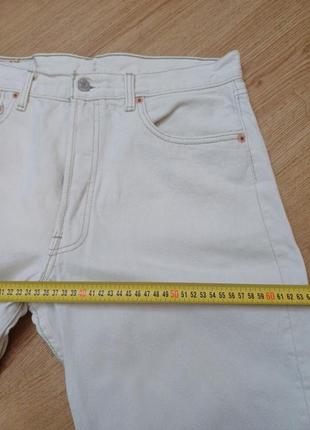 Джинсы белые levi's 501 5923 w 34 l 36
 made in u.s.a3 фото