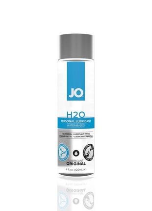 Змазка на водній основі system jo h2o original (120 мл) оліїст...