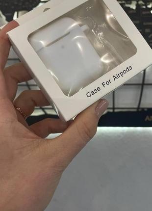 Чохол для навушників silicone case для airpods 1/2,чохол для навушників аірподс 1/2