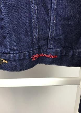 Винтажная джинсовая куртка budweiser vintage oakley ralph retro archive bud marlboro6 фото