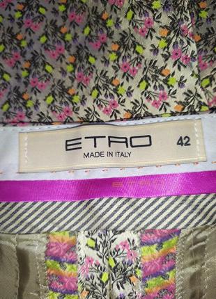Etro 🇮🇹 италия шикарные брюки штаны4 фото