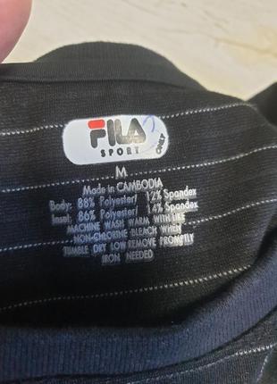 Стильная короткая футболка fila4 фото