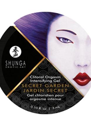 Пробник стимулирующего геля для клитора shunga secret garden (...