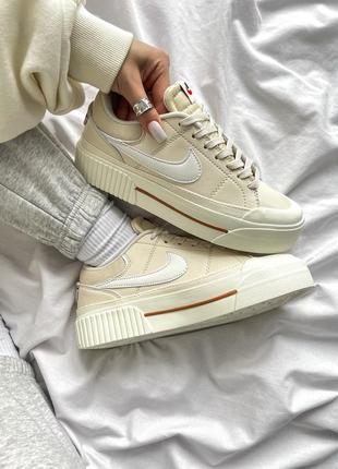 Nike wmns court legacy lift 'pearl white'6 фото