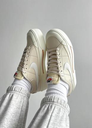 Nike wmns court legacy lift 'pearl white'4 фото
