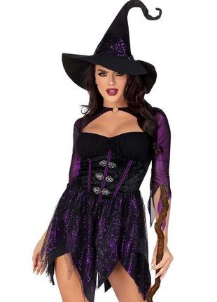 Костюм ведьмы leg avenue mystical witch l