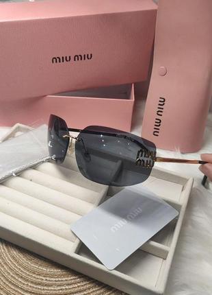 Солнцезащитные очки miu miu/женские очки миу миу2 фото