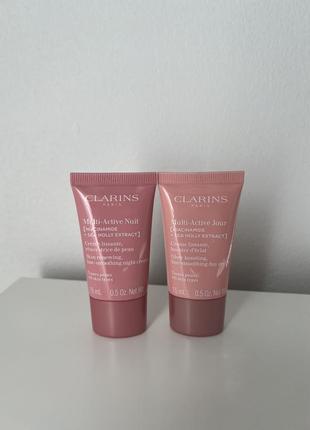 Крем clarins multi active nuit & jour нічний і денний