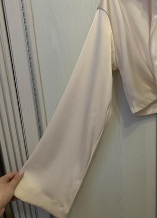 H&amp;m блуза рубашка атласная сатиновая4 фото