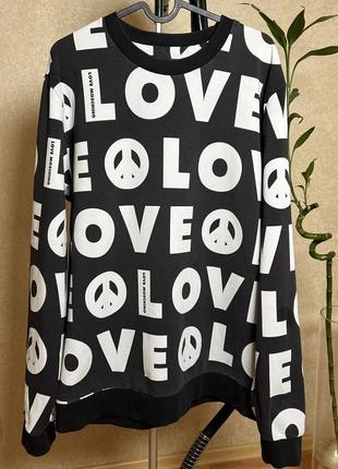 Кофта свитшот love moschino р.xl